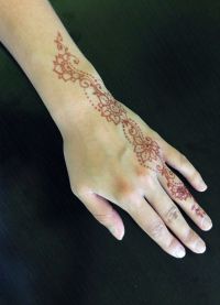 mehendi على الرسغ رسم 6