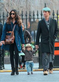 Matthew McConaughey se svým synem Levi a ženou