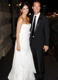 Matthew McConaughey a jeho manželka