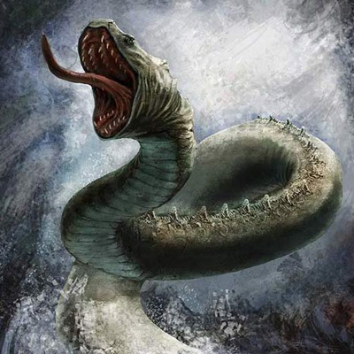 mořský příšerný Leviathan