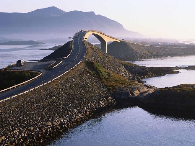 Atlantická silnice v Norsku