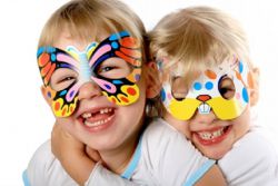 Novoroční masky pro děti s vlastními šablonami
