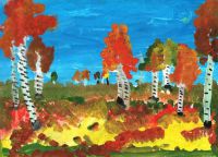есенни рисунки на деца с бои 9