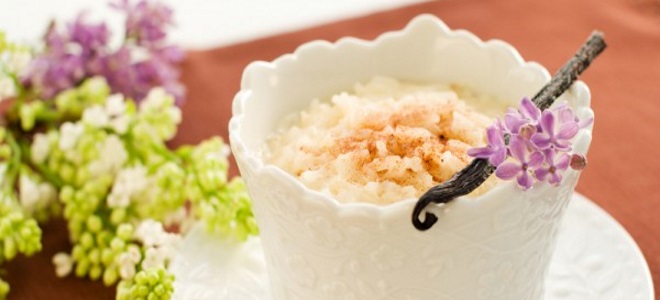 rýžový pudink