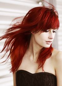 barva vlasů červená barva 7