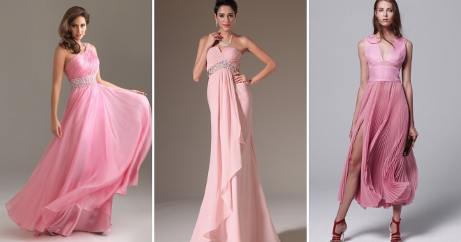 Розова рокля - с какво да се носят и комбинират?