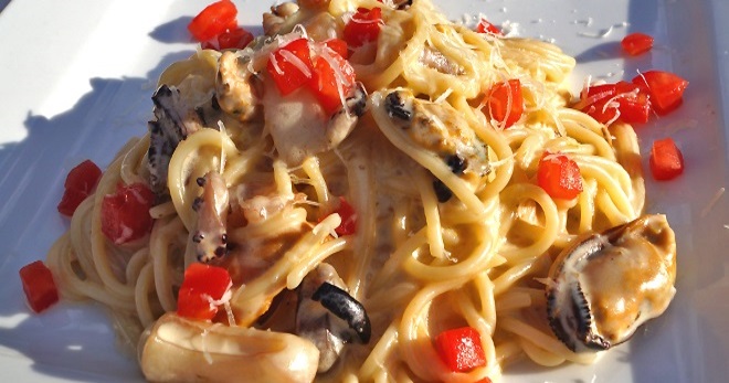 Спагети с морски дарове в кремообразен сос - рецепти за вкусни и оригинални ястия