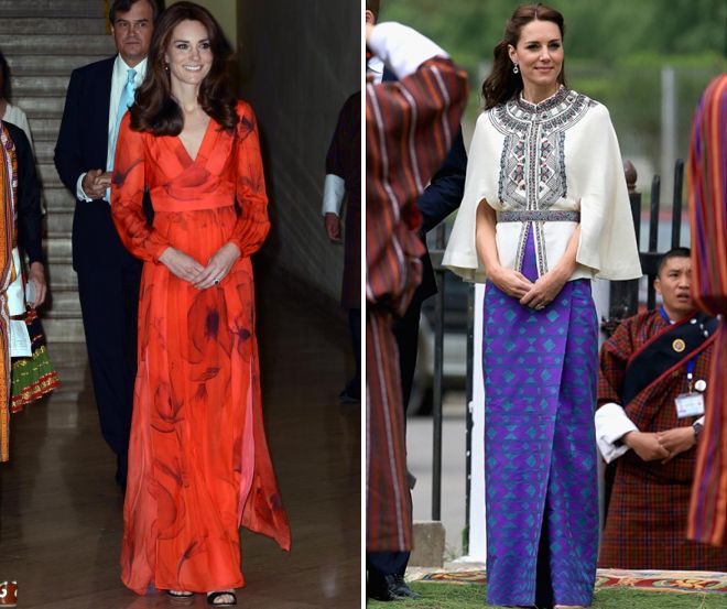Kate Middleton kostýmy