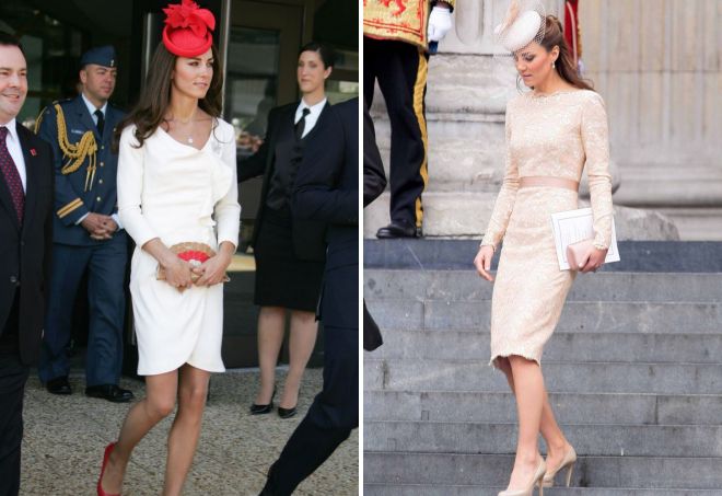 Kate Middleton v lehkých šatech