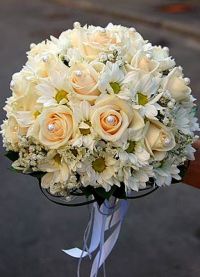 svatební kytice z chryzantémů 5