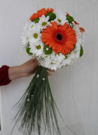 svatební kytice z chryzantémů 7