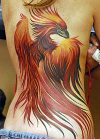 Tatoo bird phoenix 1