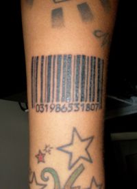 což znamená čárový kód tetování 9