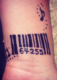což znamená čárový kód tetování 7