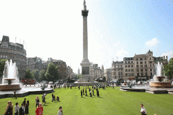 Trafalgarské náměstí v Londýně