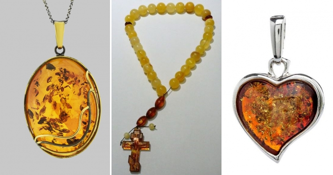 Šperky z jantaru - módní zlaté a stříbrné jantarové výrobky
