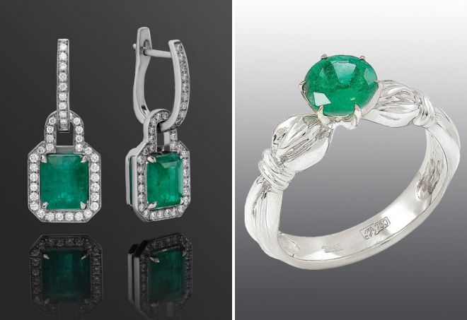 šperky s smaragdy