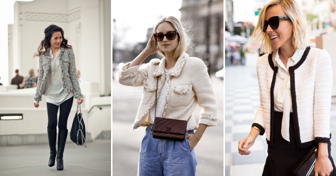 Bunda Chanel - s čím nosit a jak vytvořit módní obrazy?