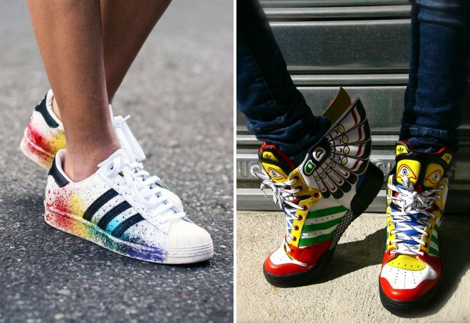 цветни маратонки Adidas